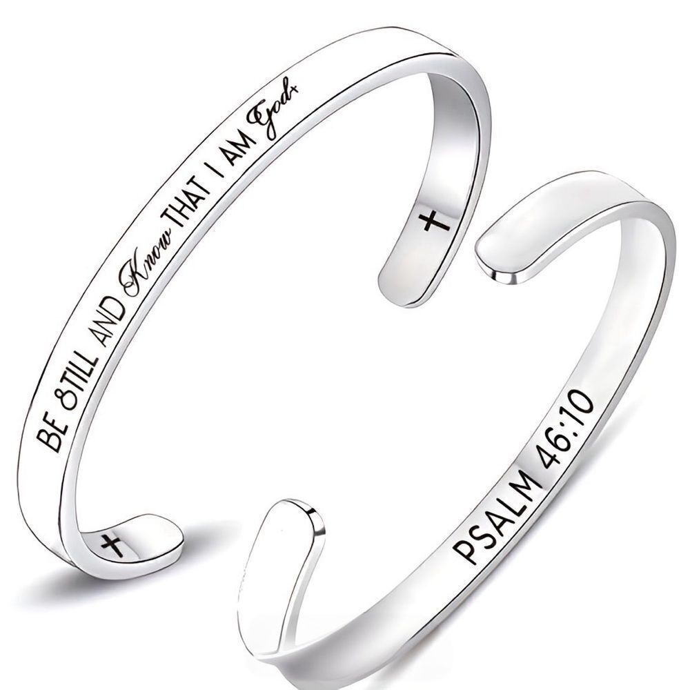 NWT |BE STILL |STAINLESS STEEL |BRACELET
